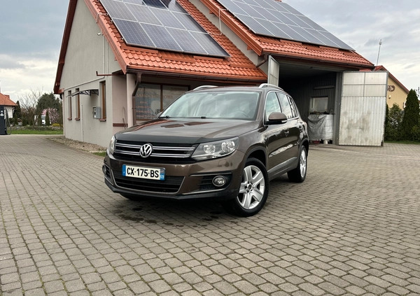 Volkswagen Tiguan cena 39900 przebieg: 172555, rok produkcji 2012 z Ostrołęka małe 106